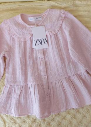 Нарядна   блуза zara   3-4 роки з біркою