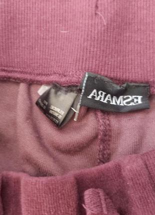 Бордовые штани "esmara"2 фото