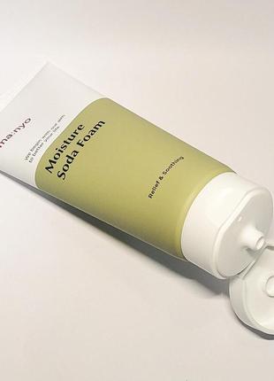 Глибоко очисна пінка із содою manyo factory moisture soda foam 120 мл9 фото