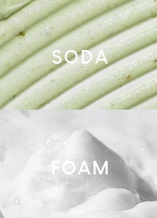 Глибоко очисна пінка із содою manyo factory moisture soda foam 120 мл5 фото