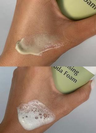 Глибоко очисна пінка із содою manyo factory moisture soda foam 120 мл6 фото