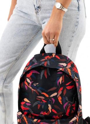 Рюкзак женский городской, разноцветный черный3 фото