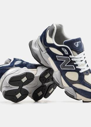 Мужские замшевые кроссовки с сеткой new balance 9060 🆕 нью баланс 9060