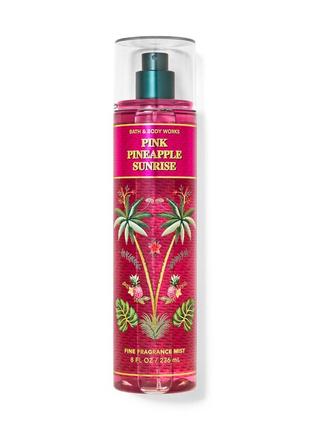 Парфумований спрей (міст) для тіла bath and body works pink pineapple sunrise