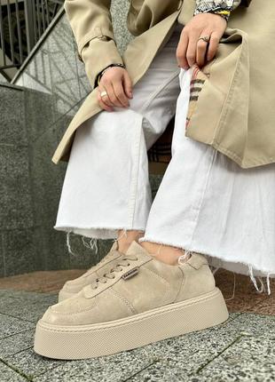 Кеди жіночі натуральна замша