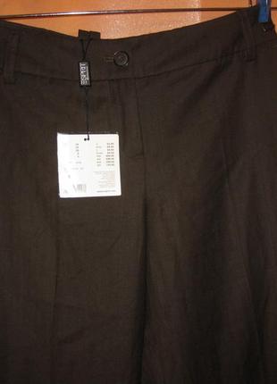 Класичні офісні ділові штани брюки довгі прямі кюлоти esprit км1644 маленький з кишенями9 фото
