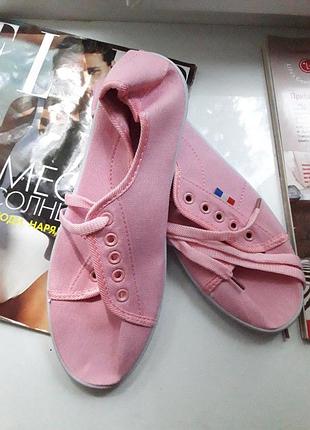 Кеды розовые