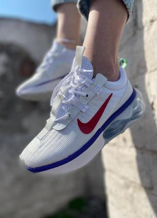 Жіночі кросівки nike air max 2021 white light red