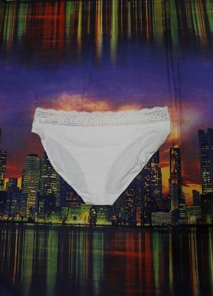 Белые трусы трусики m&s xl xxl эротические сексуальные стринги бикини шорты бразилианы кружевные3 фото