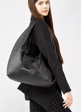 Женская сумка sambag hobo l черная