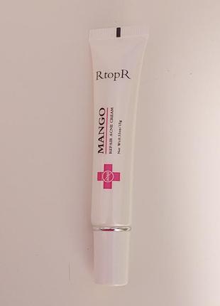 Крем від акне, вугрів, висипок rtopr mango repair acne cream, крем для обличчя