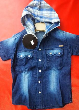 Гарна італійська джинсова сорочка на хлопчика