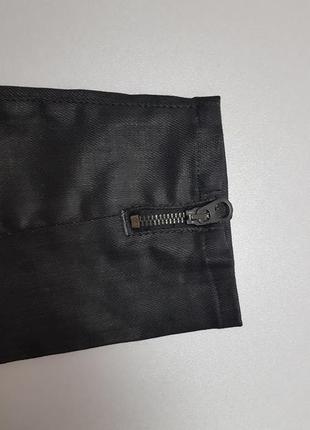 Чорні джинси guess з ефектом шкіри5 фото