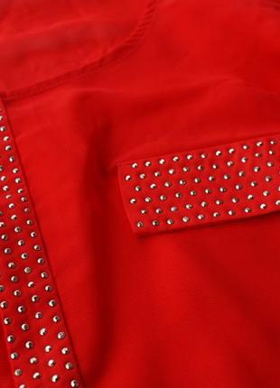 Актуальная красная прозрачная блуза от george5 фото