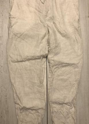 Нові чоловічі штани 100% льон h&amp;m (33/32)
