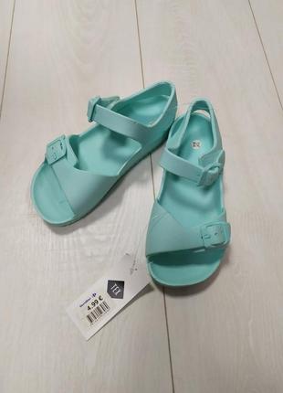 Босоножки бирюзовые martinez chicco 26 p, 15 см