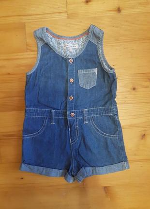 Комбінезон для модняшки з тонкого джинса