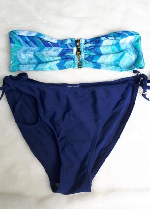 Хіт сезону! актуальний роздільний купальник бандо h&m \8