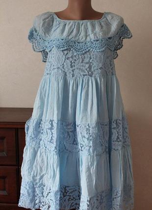 Кружевное платье! 46-48 размер италия.