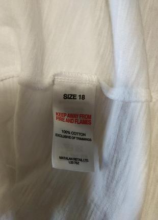 Фирменная стильная качественная натуральная котоновая блуза с рюшой7 фото