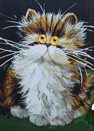 Картина за номерами котик gs031