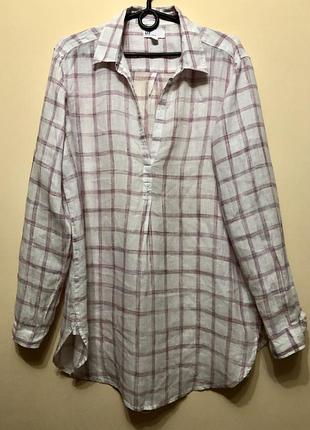 Шикарна лляна сорочка 100% льон gap *