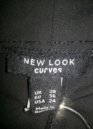 Черная блуза с открытыми плечиками new look 28 uk6 фото