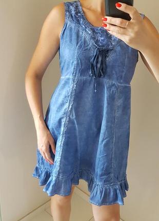 Легкое натуральное платье