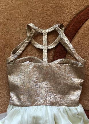 Сукня з корсетом плаття коктейльна вечірня святкова фатиновая спідниця