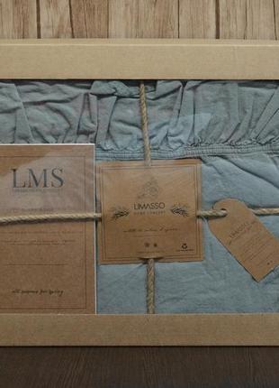 Хлопковое постельное белье 200х220 вареный хлопок, евро комплекты из ранфорса limasso мятный ментол2 фото