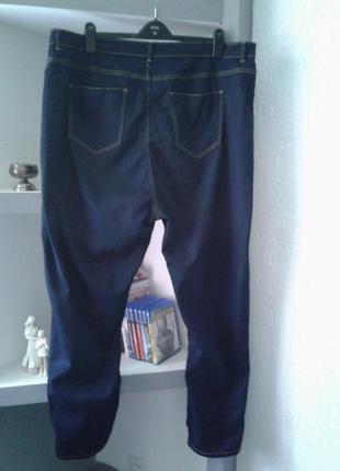 👑стрейчевые эластичные джинсы высокая посадка р.28/58-60✔туника в подарок❗❗❗✔👑4 фото
