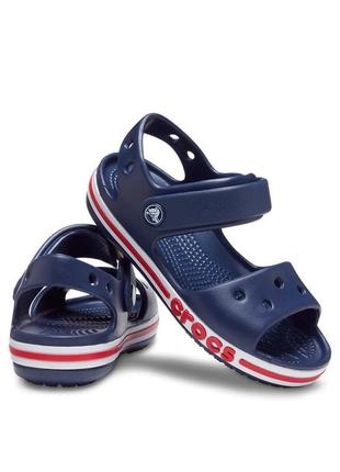 Босоножки, сандалии, синие crocs 23-24