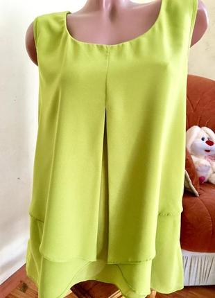 Фірмова блузка, шикарний колір, стан нової, р. 16-18