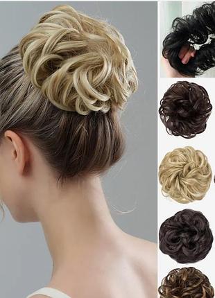 Шикарна резинка шиньон