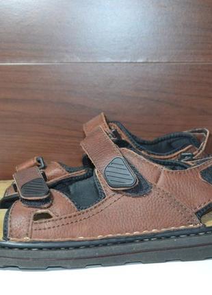 Marks & spencer m&s 46-47р сандалии кожаные. оригинал босоножки