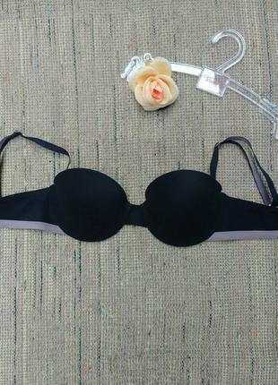 Чорний бюстгальтер маленький размер triumph 65c