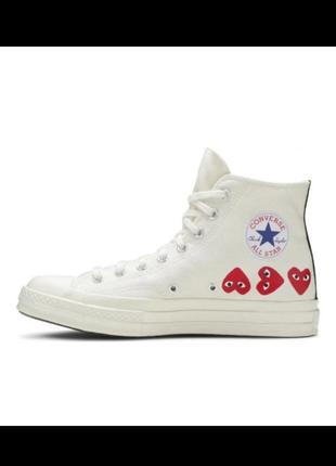 Кеди converse x comme des garsons2 фото