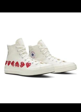 Кеди converse x comme des garsons