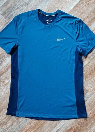 Чоловіча футболка nike running dri-fit