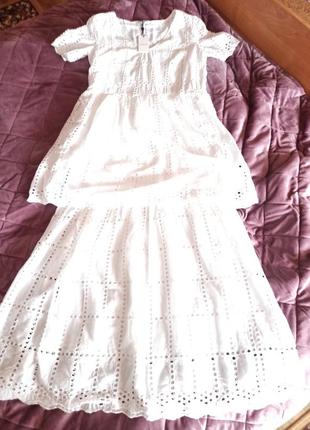 Волшебное белоснежное платье