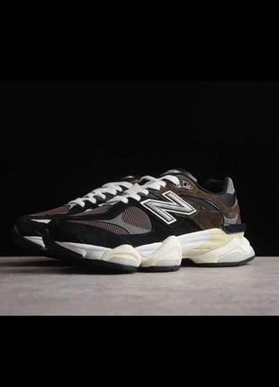 Кроссовки new balance 9060 brown black