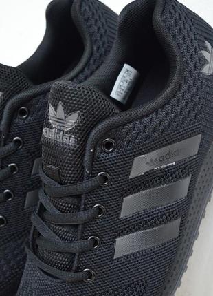 Стильные кроссовки адедас adidas мужские черные текстиль+сетка деми, демисезонные осенние,весенние, летние (на осень,весная,лето 2023-2024) 3