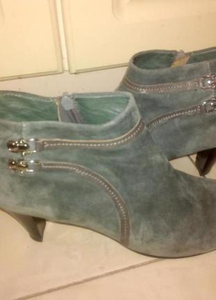 Braska ботинки ботильони натур замш р 40-41