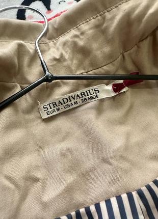 Плащ бежевий stradivarius 2