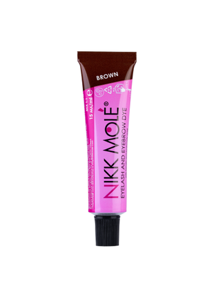 Краска для бровей nikk mole коричневый