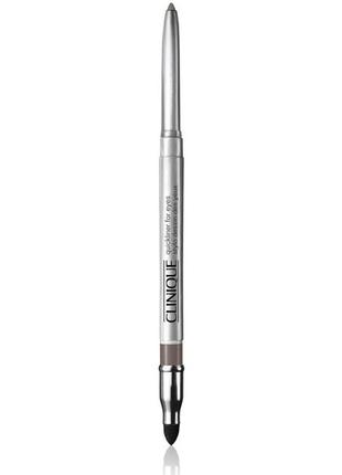 Clinique quickliner for eyes коричневый карандаш для глаз