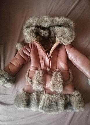 Дубленка шубка детская