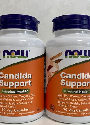 Now foods, candida support, 90 шт