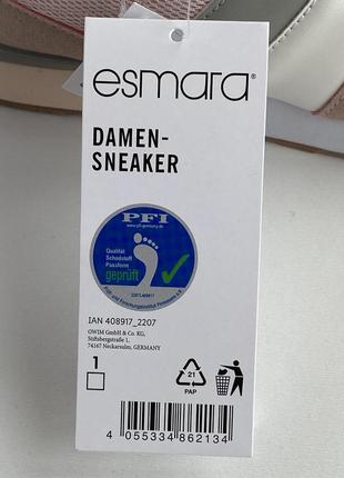 Женские кроссовки, стелька 24 см, немецкий бренд esmara8 фото