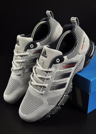 Мужские кроссовки adidas marathon tr 26 серые